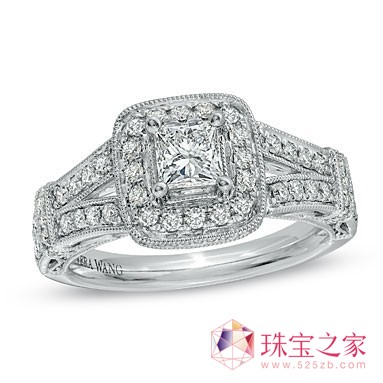 婚紗女王Vera Wang推出鉆石婚戒