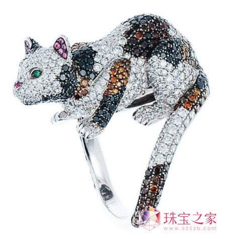 18K 肰ɫɫɫ@ʯ؈ָ Chopard錚OӋ